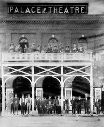 Palace Theatre, 15. und Blake Streets, ca. 1880-90